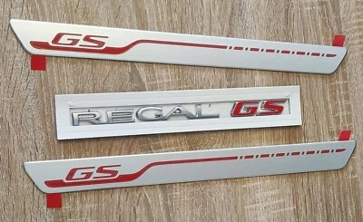 OEM Buick Regal GS Einstiegsleisten 37x410mm GM 39118706 + GS Emblem GM 39124293 - Bild 1 von 4