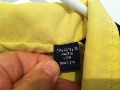 Pebble Beach Windbreaker 1/2 Zip Golf Fairway Short Sleeve Blue Yellow Men's XL - Picture 5 of 6