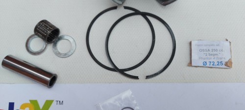 OSSA PISTON KIT 2 TRANSFER NEW PISTON OSSA 250cc ENGINE TRIAL EXPLORER ENDURO - Picture 8 of 8