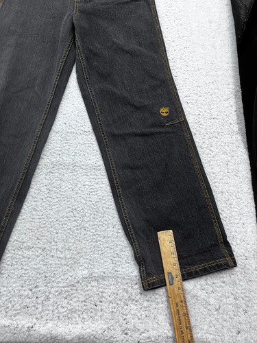 Timberland Jeans Big Boys 20 Relaxed Fit Black Dark Wash Denim High Rise NWT - Picture 6 of 14