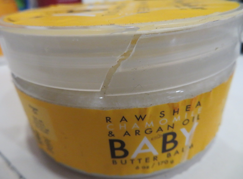 Shea Moisture Raw Shea Butter & Argan Oil BABY Butter Balm 6 oz Rarität - Bild 2 von 6