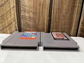 Lot Of 2 NES Jeopardy Games - 25th Anniversary & Junior Edition