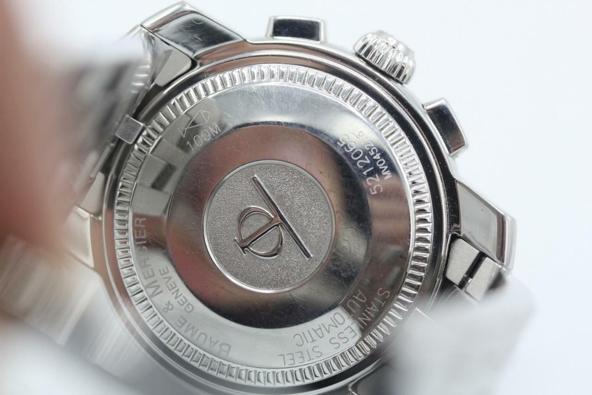 Baume & Mercier MV045216 Capeland Automatic Chronograph Black Dial