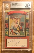 2017 HA Originals 1930s Cut Auto 1935 Diamond Stars Rick Ferrell Red Sox 2/17