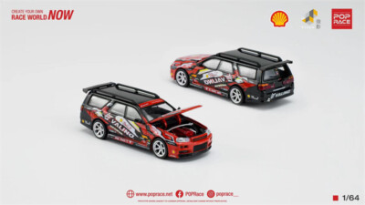 Pop Race 1:64 Valino Stagea R34 Pluto Mok DRIFTAGEA 34 HK TOYCAR