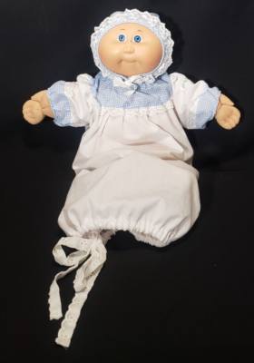 Vintage 1985 Cabbage Patch Kids Preemie - Xavier Roberts - Blue