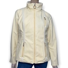 Erin Snow Size L Cream Ivory Ski Snowboarding Winter Jacket Coat
