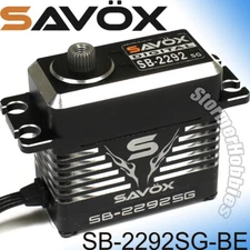 Savox SB-2292SG 2292SG Black Edition Monster Torque Brushless Steel Gear Servo