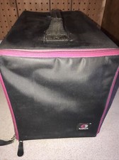 Vintage Coast 90 Cassette Tape Holder Travel Storage Case- Made In USA- Black