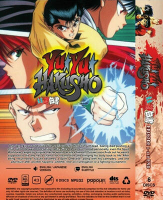 DVD~ANIME YU YU HAKUSHO COMPLETE SERIES VOL.1-112 END REGION ALL