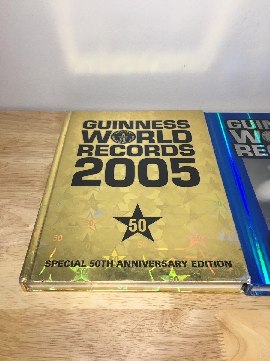 2 Guinness World Records Books 2005 Special 50th Anniversary