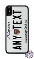 Maryland 2000 License Plate Phone Case For iPhone 12 Samsung A11 LG Google 4
