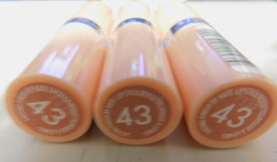 *YOU GET 3* Rimmel Lasting Finish Lipstick Nude Collection by Kate Moss #43 FLAW