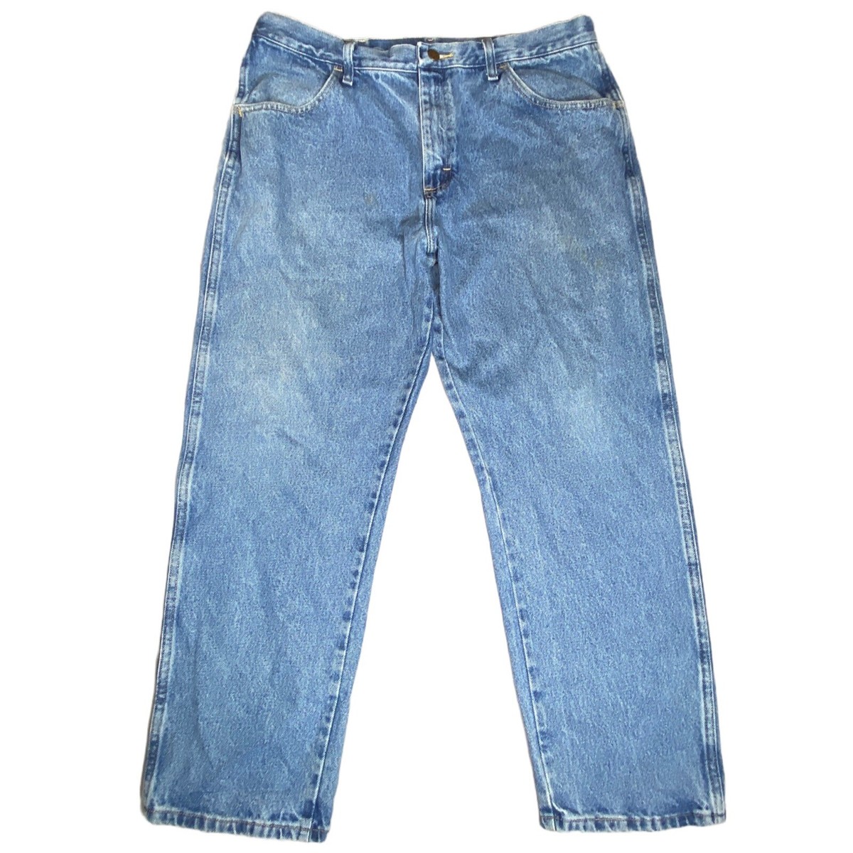 Maverick Lincoln Straight Mens Blue Jeans Size 38x29 Denim