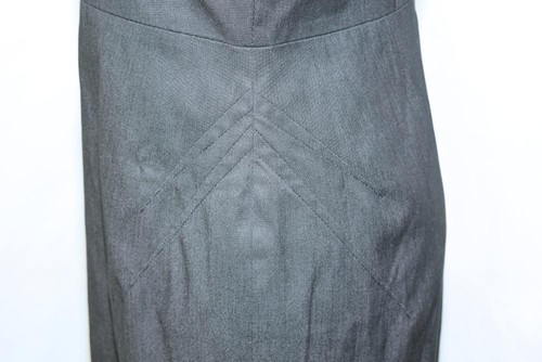 Banana Republic Gray Stretch Wool Blend Dress Sleeveless NWOT Size 8 - Picture 4 of 9