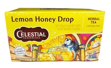 Celestial Seasonings Lemon Honey Drop Caffeine Free Tea 16 Tea Bags 0.80 oz