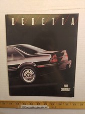 Vintage 1988 Chevrolet Beretta Sales Brochure