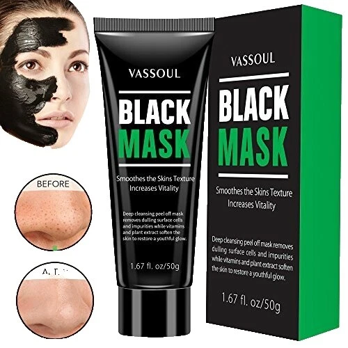 Máscara de puntos negros carbón máscaras de la piel con vitaminas