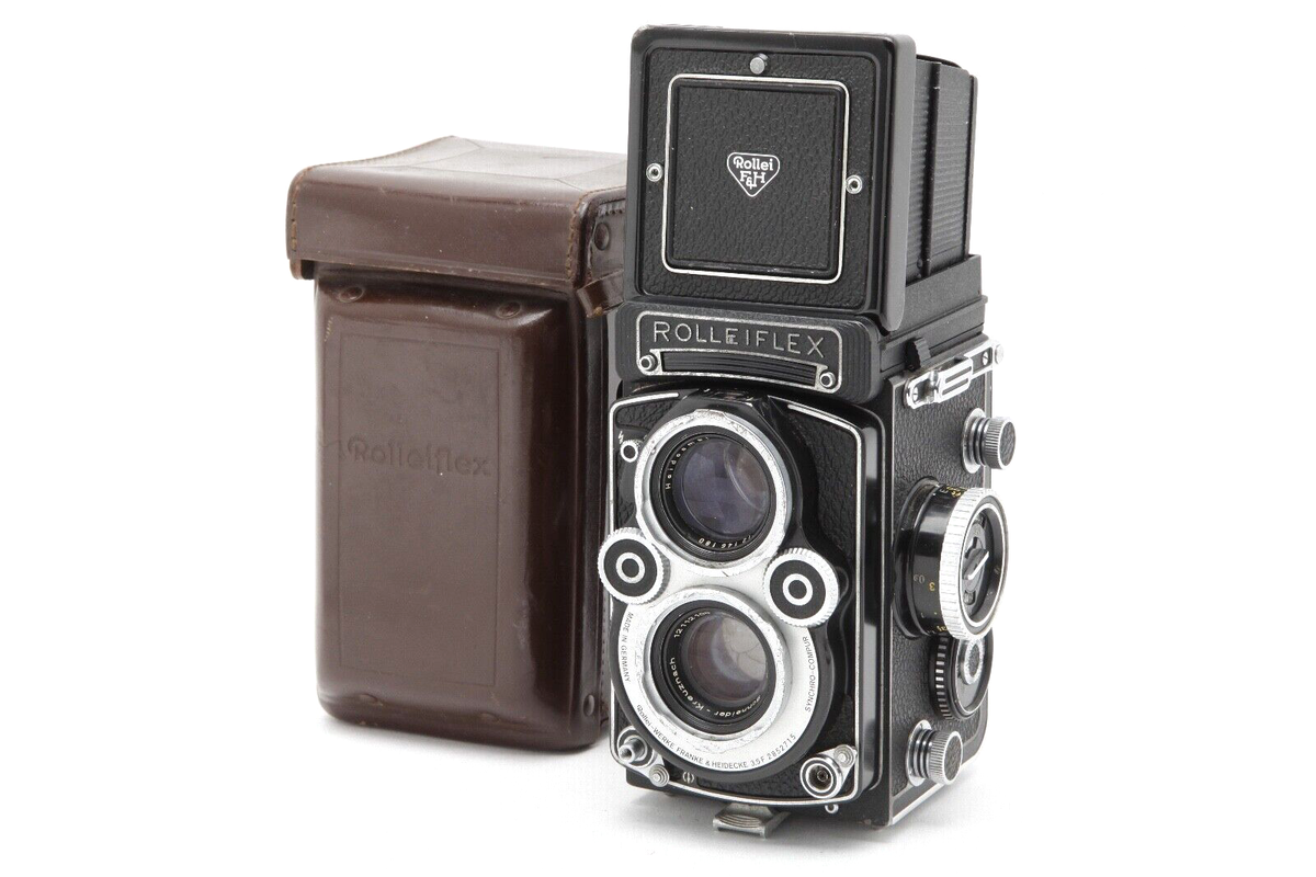 Rollei Rolleiflex 3.5F White Face TLR with Xenotar 75mm f3.5 Rollei Rolleiflex 3.5F White Face TLR with Xenotar 75mm f3.5