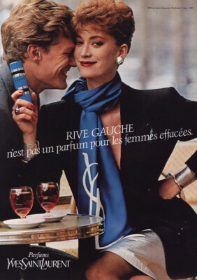 1981 Rive Gauche Parfum: N'est Pas Un Parfum Vintage Print Ad