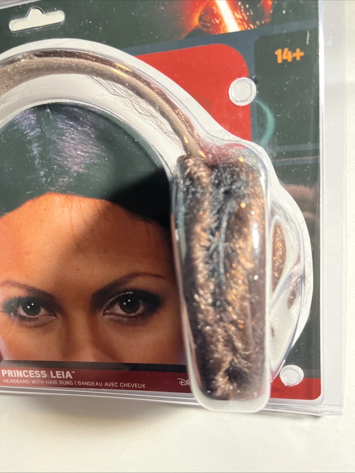 Star Wars Princess Leia Headband with Hair Buns Adult One Size - Image 3 of 4