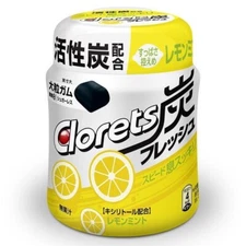 Clorets Charcoal Fresh Lemon Mint Bottle R 127g From Japan Bundle OK!