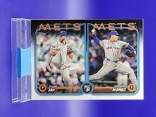 Jay/Nunez 2024 Topps Update Series Rookie Combos RC 🔥 Mets