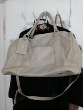 Sonia Rykiel Vintage Lambskin Tote/weekend Locking Zip Bag 18x12x10