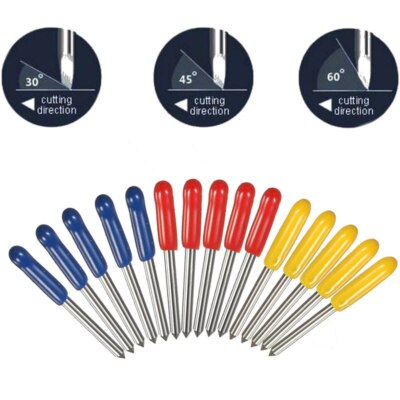 15Pcs 30° 45° 60° Mimaki Blades For Vinyl Cutter Vinyl Cutter Cutting Plotter