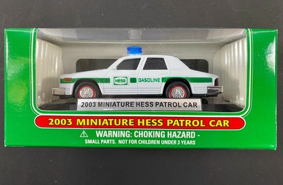 2003 miniature hess patrol car