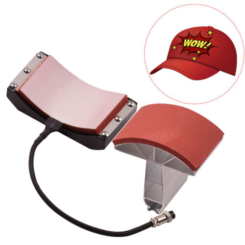 5.5"X3" 220V Hat Cap Press Mat Pad Logo Heat Transfer Attachment Silica Gel K6L8 - Picture 1 of 7