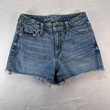 Universal Thread Jean Shorts Womens 2/26R Blue High Rise Shortie Cut-Off Summer