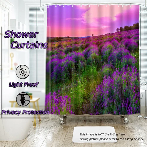 Write English With Fingers3D Shower Curtain Polyester Bathroom Decor Waterproof - Bild 4 von 6