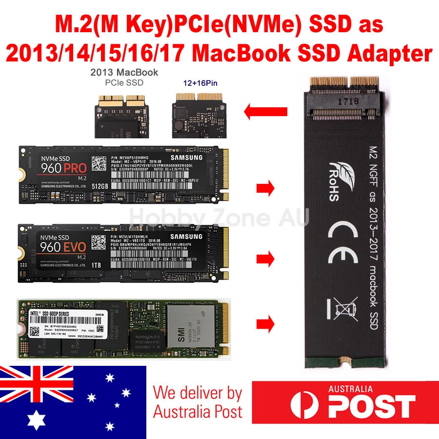 Nvme ssd shop macbook pro