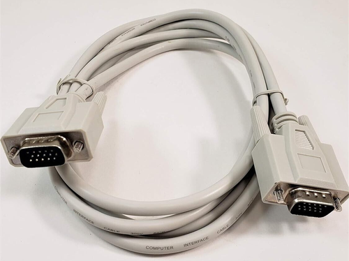 6ft VGA Monitor Cable, HD15 Male to HD15 Male (M05-112 ), White