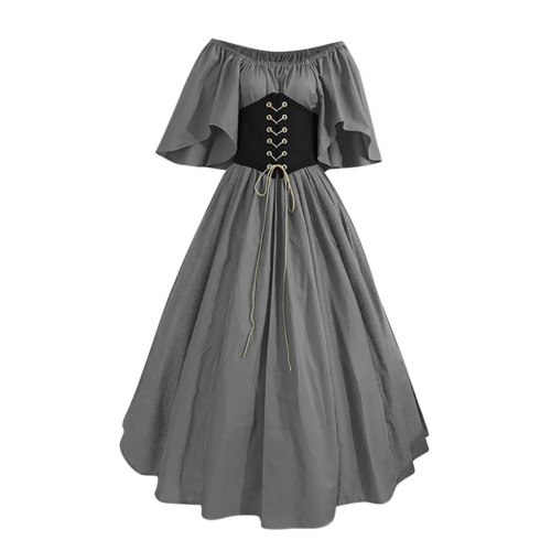 Womens Renaissance Faire Dresses Medieval Irish Traditional plus Size Dresses Ru