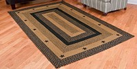 Ihf Home Decor Kitchen Braided Rug 20 X 30 Star Black Design Rectangular R on sale Ihf Home Decor Kitchen Braided Rug 20 X 30 Star Black Design Rectangular R on sale
