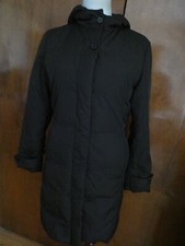 Cole Haan Women's Black Hooded Down Feather Winter Coat Size Small