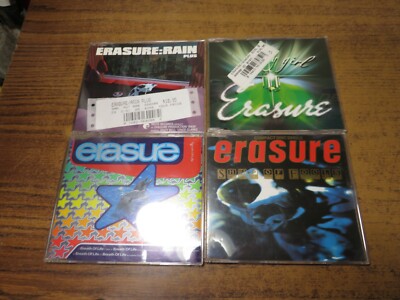 4 Erasure Single Cds Ship Of Fools Sunday Girls Rain Breath of Life