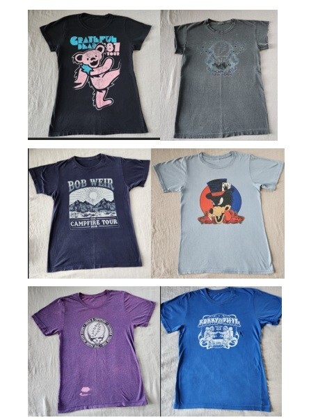 Vintage Graphic Tee Lot Small - Bob Weir, Dead & Co, Furthur, Fare Thee Well