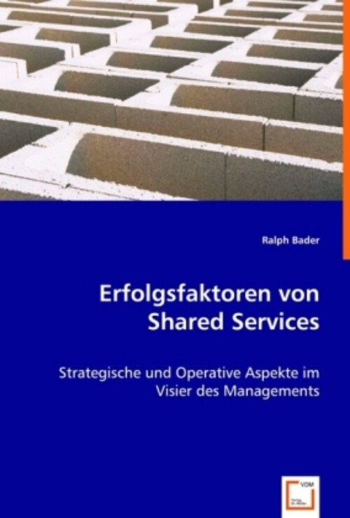 Thumbnail - Erfolgsfaktoren Von Shared Services Ralph Bader Taschenbuch Deutsch