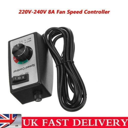 220V240V Variable Speed Controller 8A Electric Motor Rheostat For Router Fan UK eBay