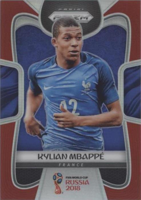 2018 Panini Prizm World Cup - Kylian Mbappe #80 Red Prizm /149 for