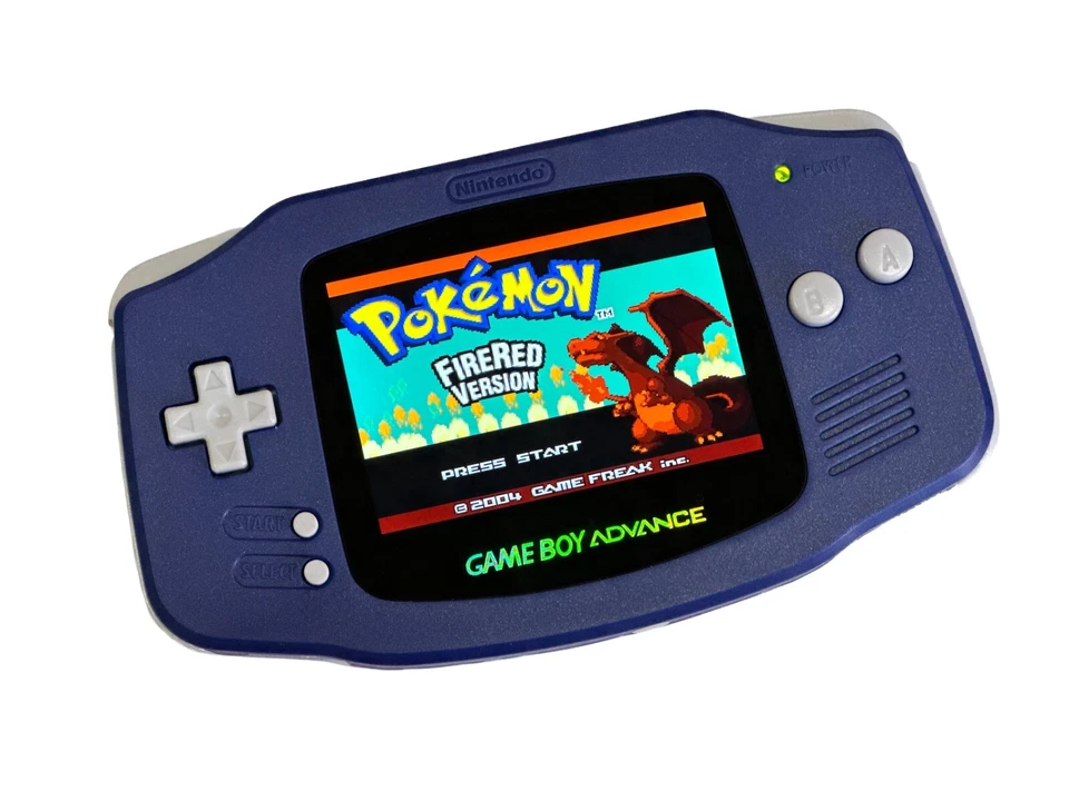 Nintendo Game Boy Advance GBA Indigo System 101 V5 IPS LCD Backlit BRIGHTER - Image 4 of 4