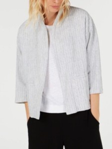 eileen fisher open front jacket