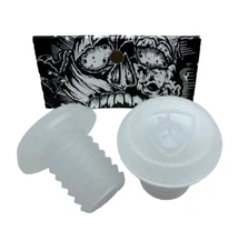 SUBROSA BMX NYLON BAR ENDS HANDLEBAR PLUGS SET GT HARO RANT SHADOW CLEAR RARE