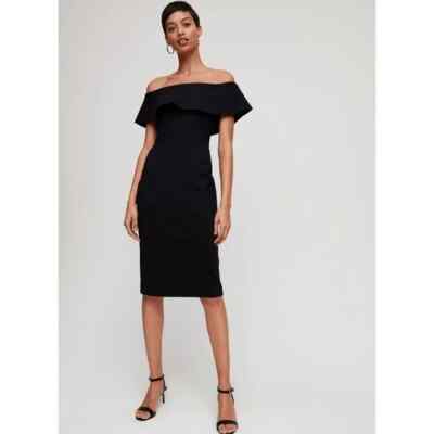 Aritzia Babaton Ruslan Off the Shoulder Black Midi Dress Size 10 | eBay Aritzia Babaton Ruslan Off the Shoulder Black Midi Dress Size 10 | eBay