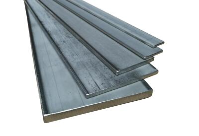 Flachstahl Edelstahl 1.4301 Länge 1000mm (100cm) von 20x3mm bis 100x10mm