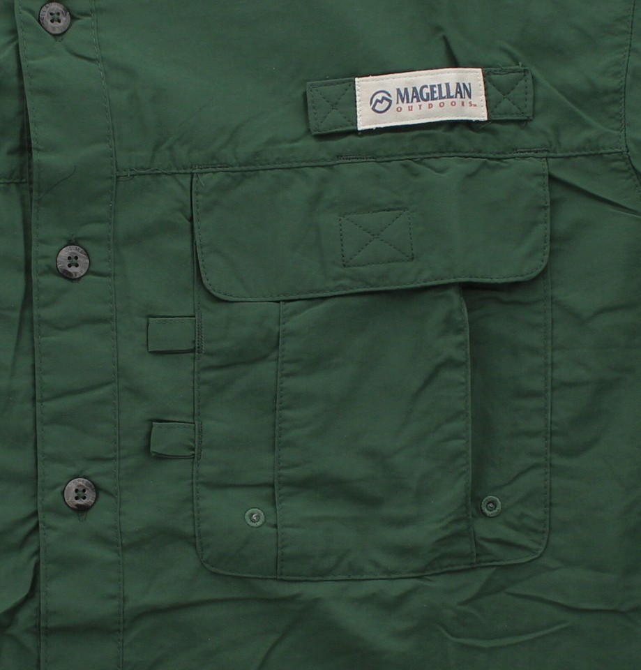 Chemise De Pêche Magellan Outdoors Laguna Madre - Homme Taille L - Turquoise - Neuf