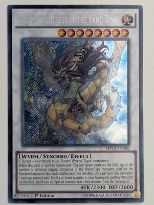 Baxia, Glanz des Yang Zing MP15-EN096 Secret Rare EN NM YUGIOH